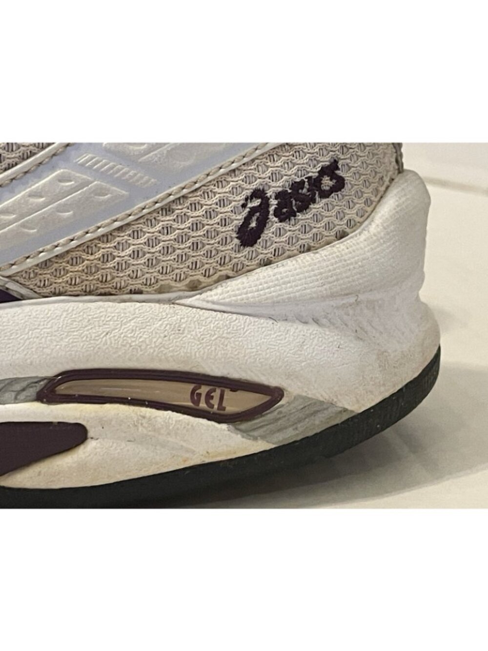 ASICS Womens Running Shoes Size 9 White Gray Purple - Picture 6 of 16